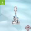 Dream Castle Diy Pendant Accessories, Romantic Magic S925 Sterling Silver Charm Bracelet Beaded
