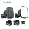 LMoMri AUTO UTV View Mirrors For 1.6-2inch Roll Cage Bar Universal Rear View Side Mirror UTV High Impact Impact Tempered