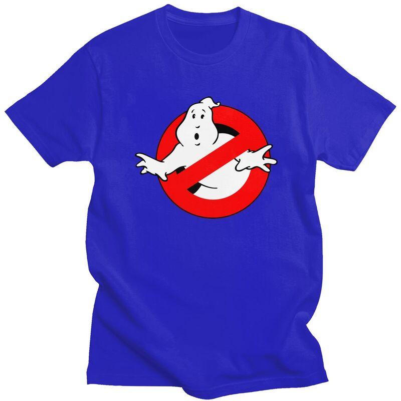 Custom Ghostbusters T Shirts Unisex Short-Sleeve Supernatural Ghost Movie T-shirts Casual Tee Tops 100% Cotton Slim Fit Tshirts