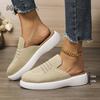 Fashion Women's Thick Bottom Breathable Slip-On Shoes Anti-Slip Fashion Slippers for Women Indoor Outdoor Wear Mules Size 36-43 Footwear