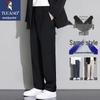 Мужские брюки прямого кроя в стиле business casual