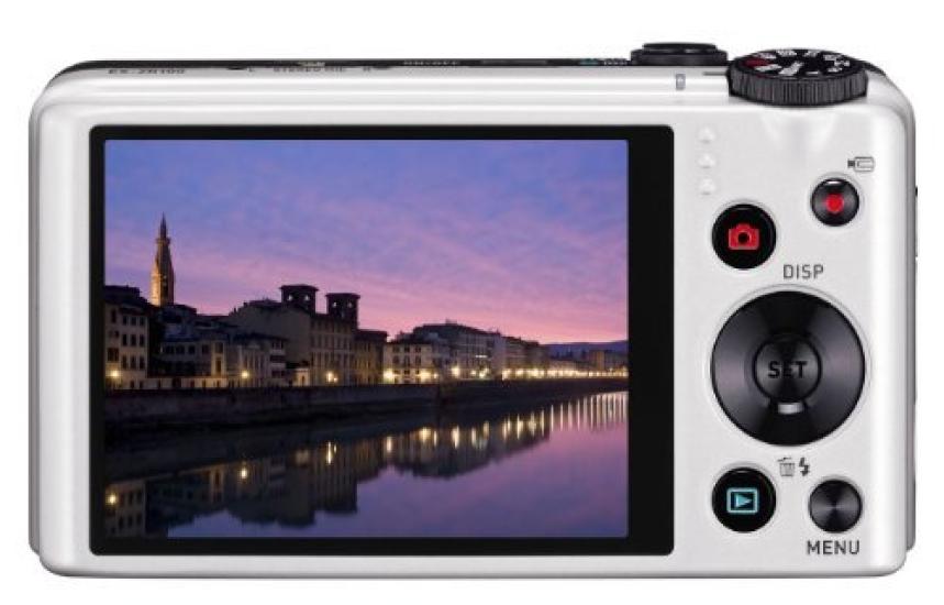 Casio Цифровая камера EXILIM с оптическим зумом в миллион пикселей 12,1 12,5x EX-ZR100WE