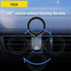 PISEN Magnetic Car Phone Holder: 360° Rotating Mini Air Vent Mount