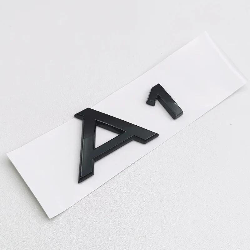 2026 3D ABS Chrome Black Logo SLine A1 A2 A3 A4 A5 A6 A7 A8 Emblem Badge Car Decal For 4s Sline Sticker Decorative Accessoriess4