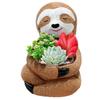 Sloth Flower Pot Ornaments Innovative Resin Succulent Pots Planter Desktop Ornaments