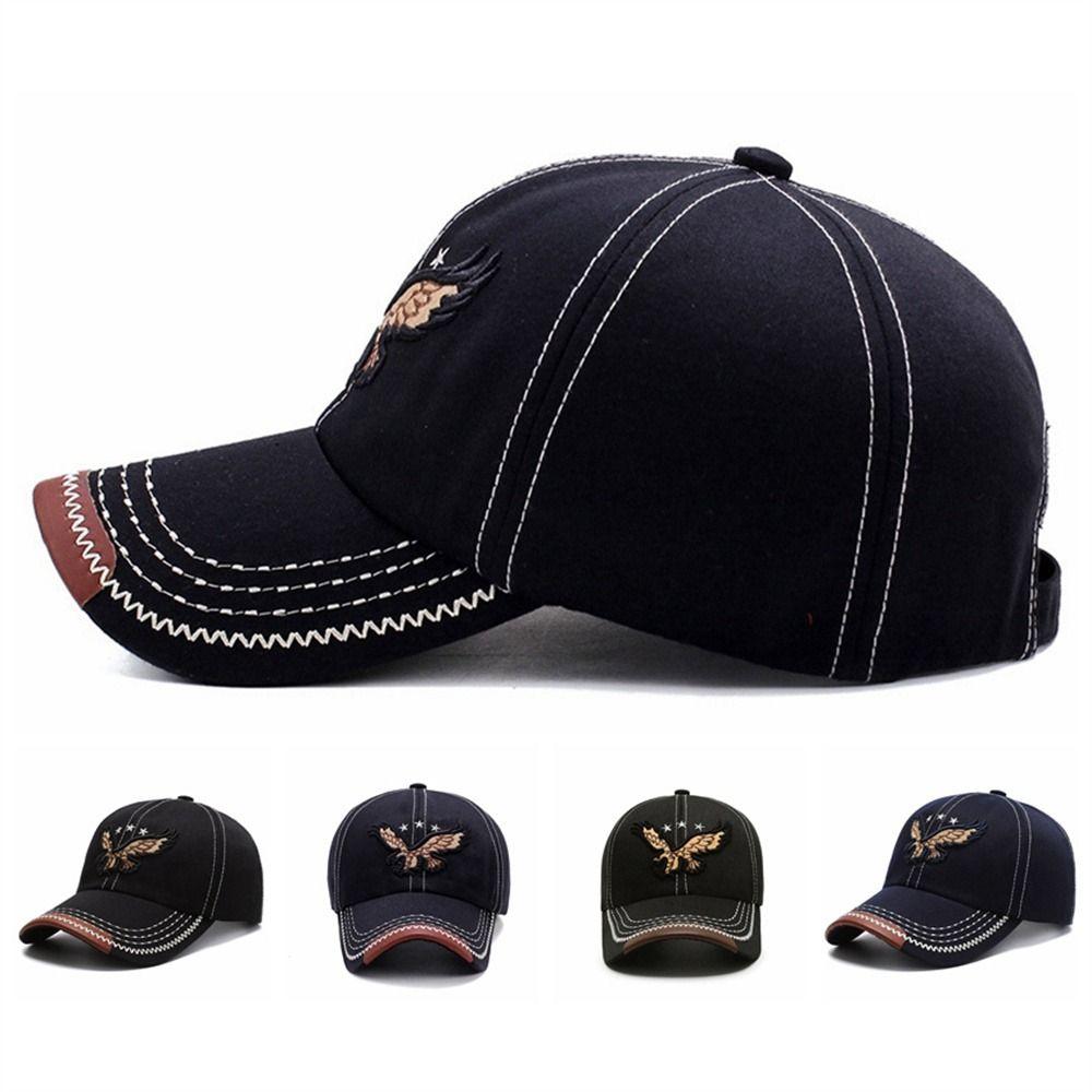 Breathable Baseball Cap 3D Eagle Snapback Hat Outdoor Activities Eagle Men's Hat Male Female