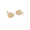 Tone Kundan & Pearls Dangle Earring For Women