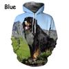 Funny Cute Bernese Mountain Dog 3d Print Hoodies Spring Autumn Fashion Casual Long Sleeve Animel Hoodies For Men Women Chilren