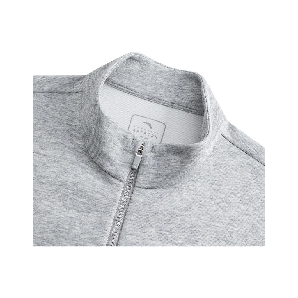 Anta Тренировки на открытом воздухе Городские поездки Кампус Универсальный Простой Удобный Застежка-молния Воротник-стойка Структурированный Вязаный Повседневный Спортивный костюм Мужской костюм 952617202-1