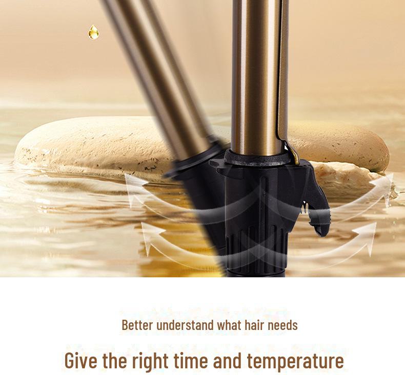 Профессиональные вращающиеся на 360° щипцы для завивки волос для салонного использования — большие и маленькие размеры
