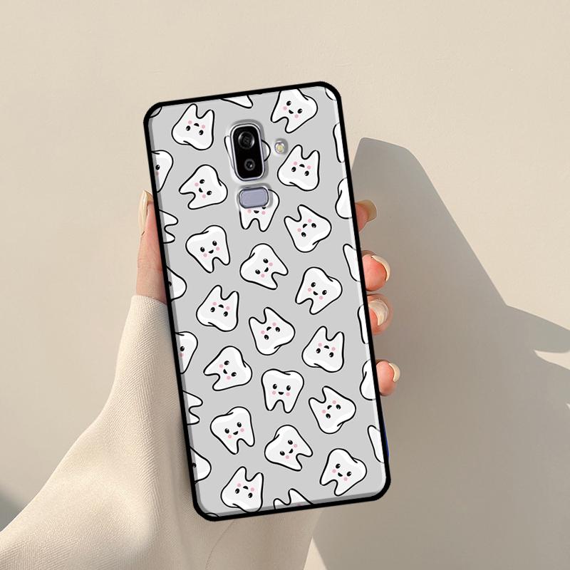 Чехол с рисунком зуба стоматолога для Samsung Galaxy J1 J3 J7 J5 2016 A3 A5 2017 J8 A7 A9 J4 J6 A6 A8 Plus 2018