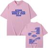 Singer Aitana CUARTO AZUL World Tour 2026 Merch Tshirt Fans Gift Unisex Women Summer Fashion Tshirts Unisex Streetwear Hip Hop