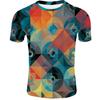 Creative 3D Digital Printed T-shirt for Men's Short Sleeves Tops