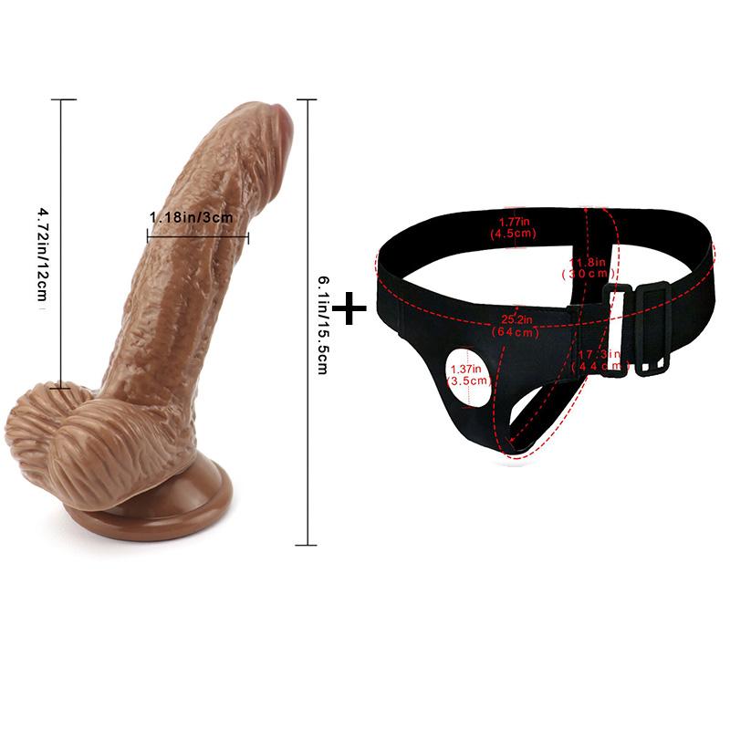 RUNYU Ремешок на реалистичный фаллоимитатор, штаны для женщин, лесбиянок, мужчин, пары, страпон, трусики-дилдо, анальная пробка, секс-игрушки для геев и взрослых