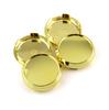 Gold Wheel Center Caps, 67.5mm and 62mm, Set of 4