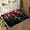 Classic Anime T-Tokyo R-Revengers Floor Mat Soft Thickened Absorbent Non-Slip Bedroom Living Room Door Mat Home Flannel Rugs