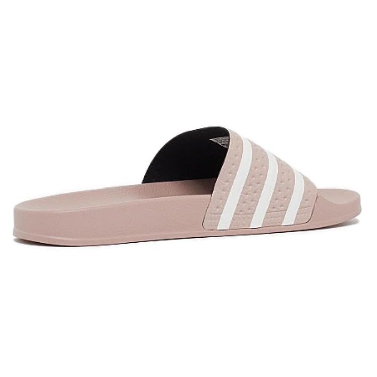 Adidas Originals Adilette Thick Sole Outdoor One-Piece Comfortable Durable Rubber Bottom Anti-Wear Slide Sandals Unisex Sandals Pink IG0487