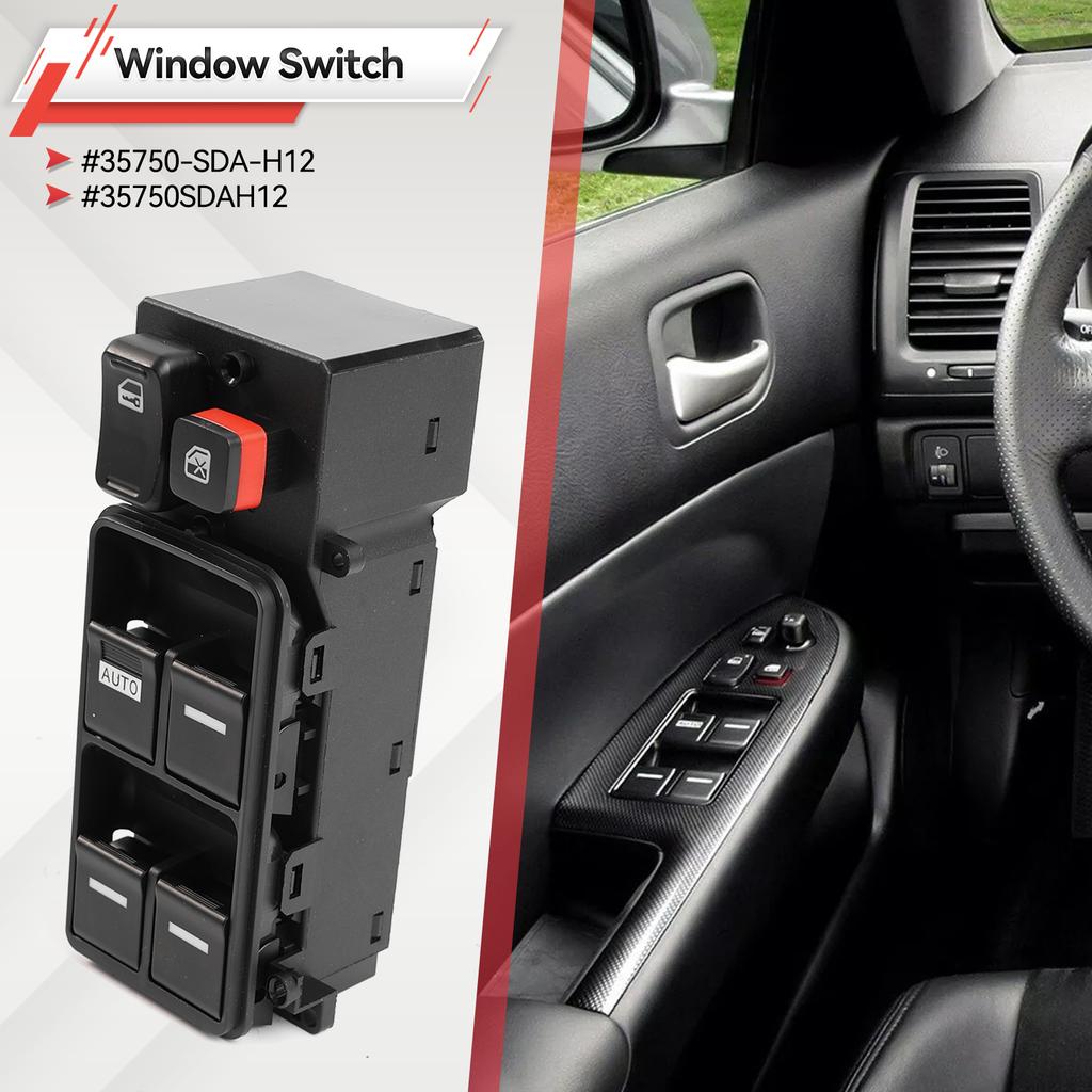 35750-SDA-H12 35750SDAH12 для Honda Accord 2003-2007 4 двери водительская сторона электрический стеклоподъемник переключатель главный контроллер переключатели