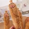 Cute Capybara Plush Pen Funny Super Large Press-On Gel Pen Quick Drying Soft Grip Stationery Writing Tool 0.5Mm Neutral Pen Gift