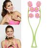 Portable Facial Massager Roller Flower Shape Elastic Anti Wrinkle Face -Lift Slimming Face J19
