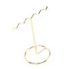 4pcs Light Gold Jewelry Display Rack T Shaped Earring Organizer Stand  Home Storage