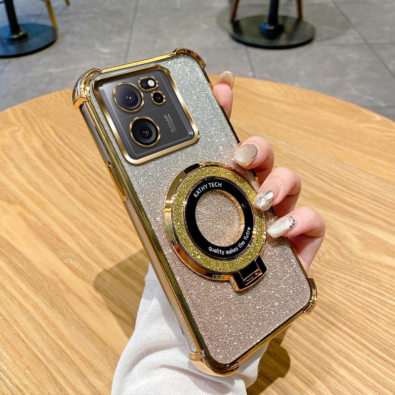 6D Shockproof Holder Ring Glitter Phone Case For Google Pixel 10 9 8 7 Pro Google Pixel 7 8 9 10 Pro XL 7A 8A 9A 5G Soft Cover