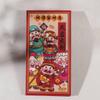 6Pcs Solid Chinese New Year Red Envelope Blessings Printing Red Packet Lucky Money Bag  Kids