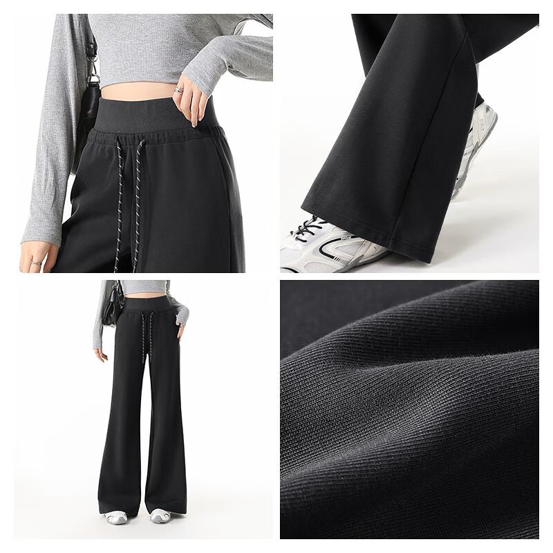 Женские прямые расклешенные брюки MJ STYLE с высокой талией