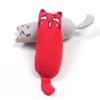 Игрушки для укусов домашних животных Милые игрушки с кошачьей мятой для котят, скрежещущих зубами, плюшевые игрушки для кошек, интерактивные, забавные, для кошек, жевательные аксессуары для домашних животных