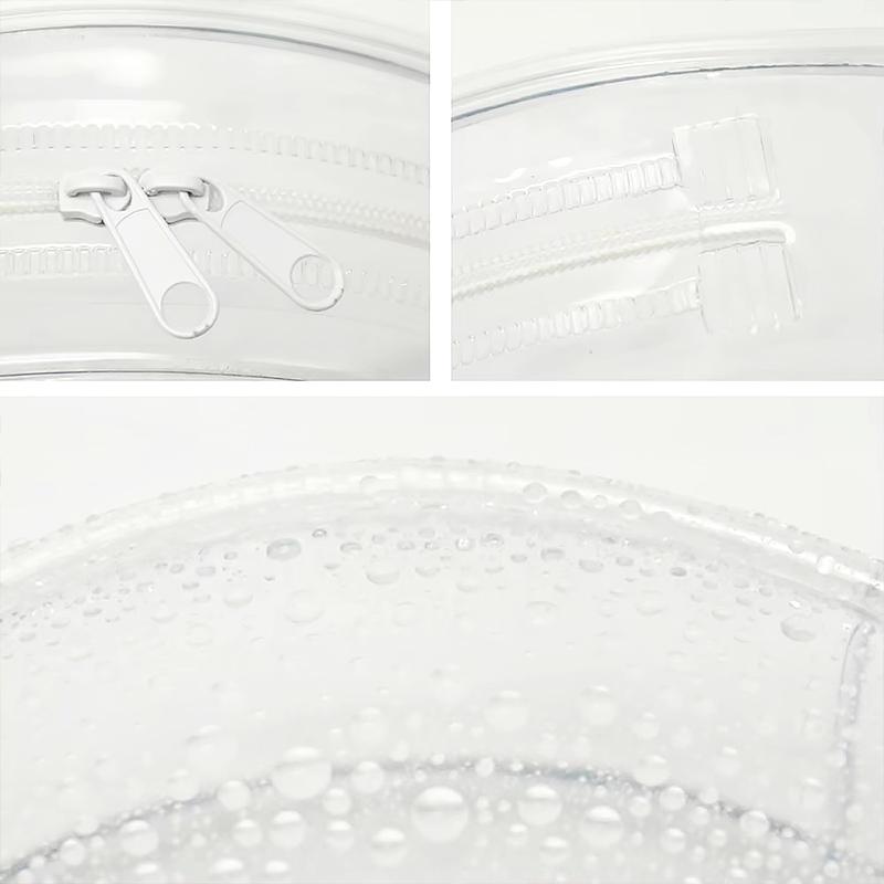 12*12cm Display Portable High Transparency Cute Doll Storage Bag Fashion Accessories Circular Design Pendant 9 Colors