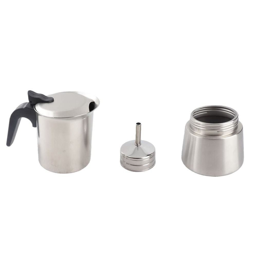 304 Stainless Steel Moka Pot 200 Ml Capacity Hand Brewed Coffee Pot  Coffee Brewing