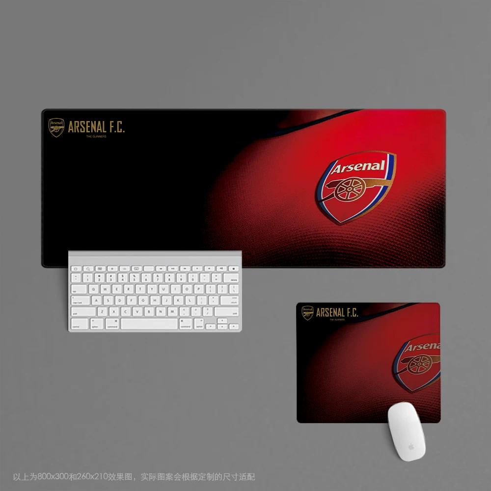 High quality leather non-slip mouse pad oversized office keyboard pad book table mat football fan supplies gift premier league arsenal gunner henry