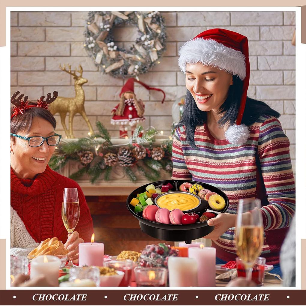 Шоколадное Фондю Элегантный Набор Для Дома И Электрическое Фондю Домашний Набор Опыт Плавления Или Вечеринки Электрический Набор Комплект На Минуты