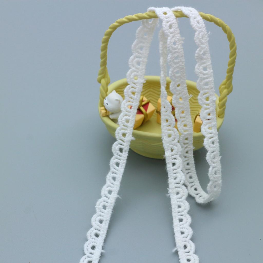 Водорастворимая Хлопковая Кромка Ручной Работы DIY Аксессуары для Одежды Кружево Диван Штора Кукольная Юбка Кружево