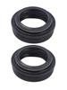 Resin Plastic Dust Wiper Seal for Bicycle Fork 28 6mm x 39 5mm Set of 2