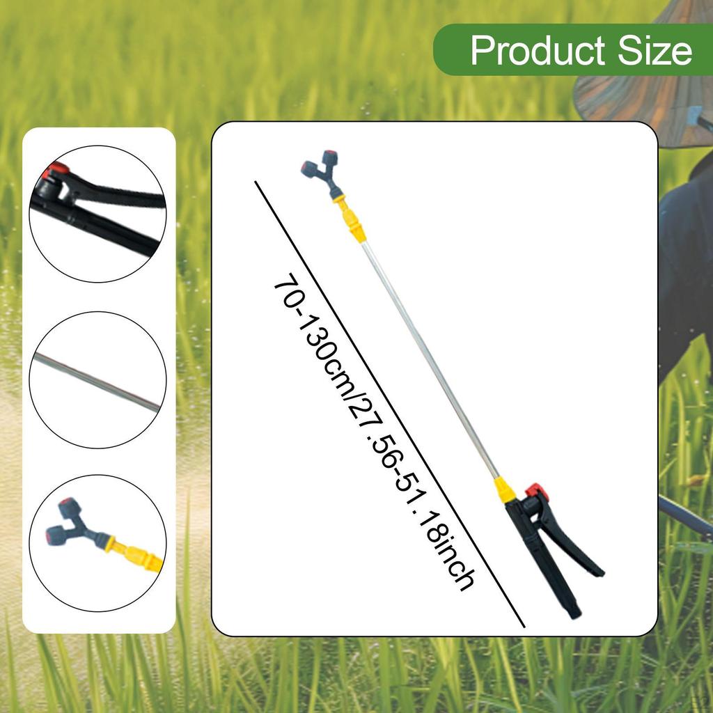 Выдвижная штанга-распылитель Садовый аксессуар 70см-130см Удлинение для использования на открытом воздухе