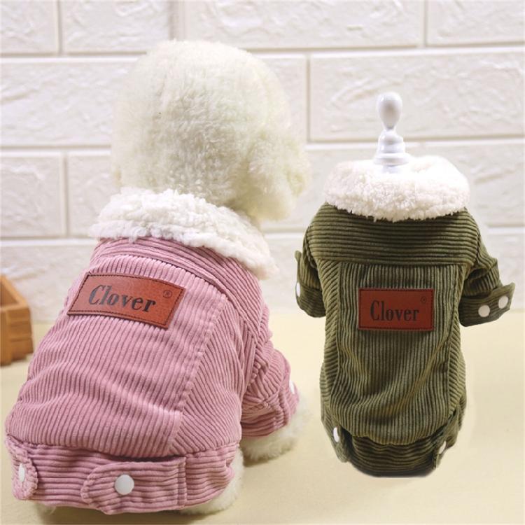 Windproof Dog Jumpsuit with Thick Fleece Liners Dog Winter Warm Padded Jackets