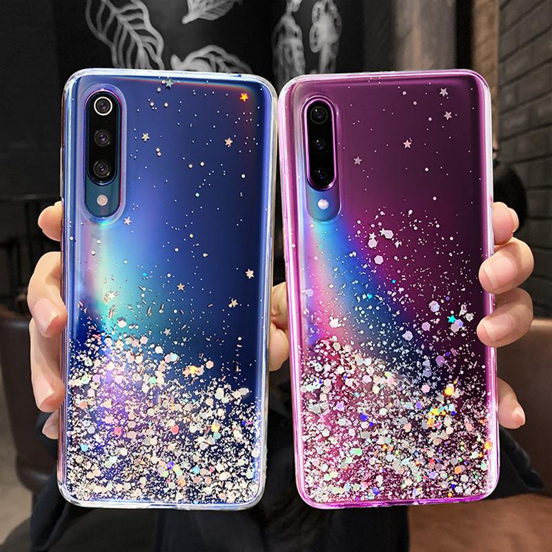 Для Huawei P40 Lite Чехол Блестящий Глиттерный Чехол Huawei P50 P40 P30 Pro P20 P10 P9 Lite Mate 40 30 20 Honor 50 10i 10 20i Pro Чехлы