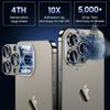 Титановый металлический протектор для линзы камеры для iPhone 16 Pro Max 15 Pro 14 Plus 16 Защитное стекло для экрана камеры Apple