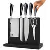 Магнитный держатель для ножей, стойка 12X10 дюймов, для хранения ножей дома и кухни, легко моется, прочное магнитное и нескользящее основание