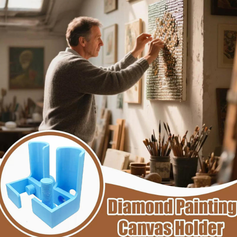 Diamond Painting Scroll Holder Clamp Table Clip Easy Roll Up Craft Supply Organizer Diamond Painting Tool