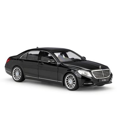 Welly 1/24 Mercedes Benz S-Class S500 литой автомобиль модель игрушечный транспорт литой металл модель автомобиля высокая имитация коллекция детские подарки