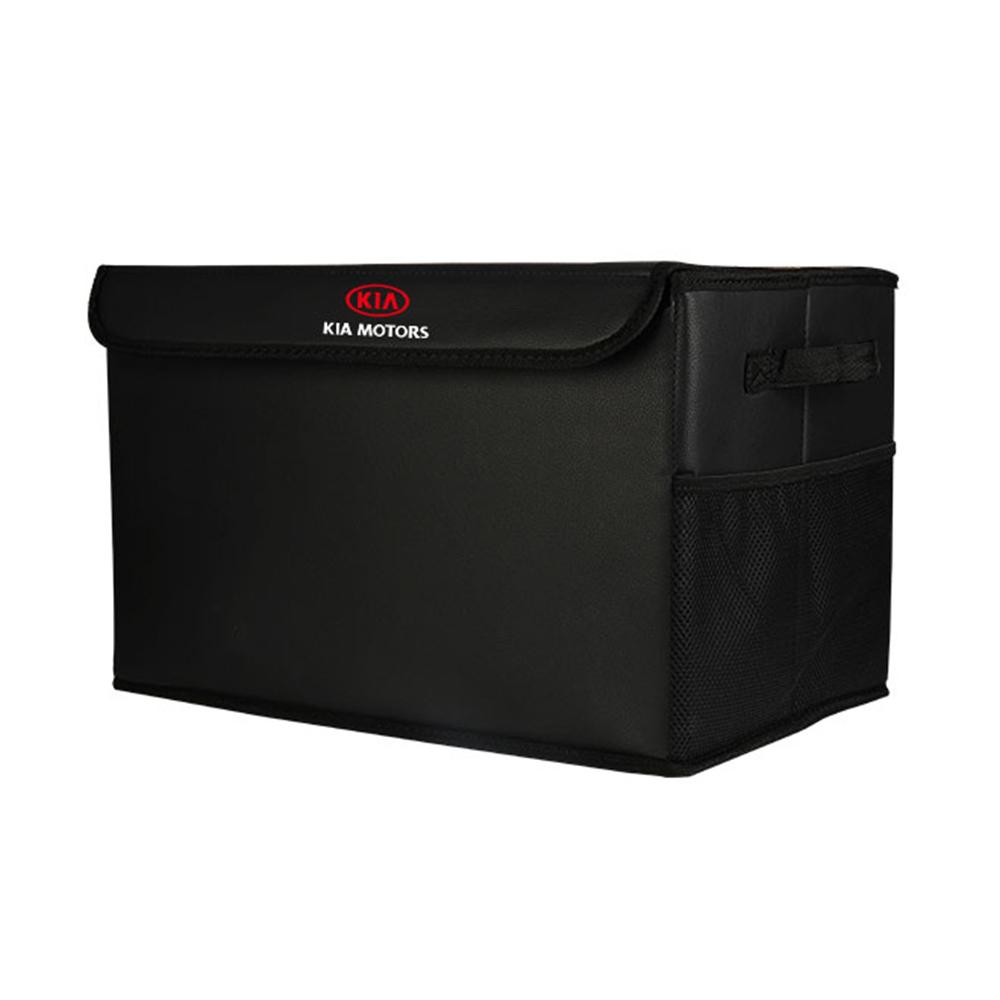 Large Capacity Car Trunk Storage Bag Soft Felt Organizer Box Accessories for KIA sportage ceed sorento optima picanto rio soul EQ9