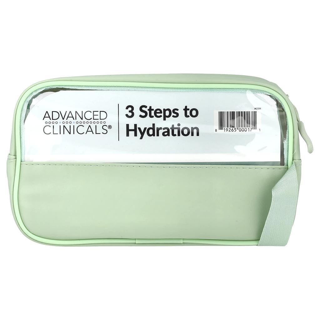 Advanced Clinicals Подарочный набор IHerb, косметичка «3 шага к увлажнению»