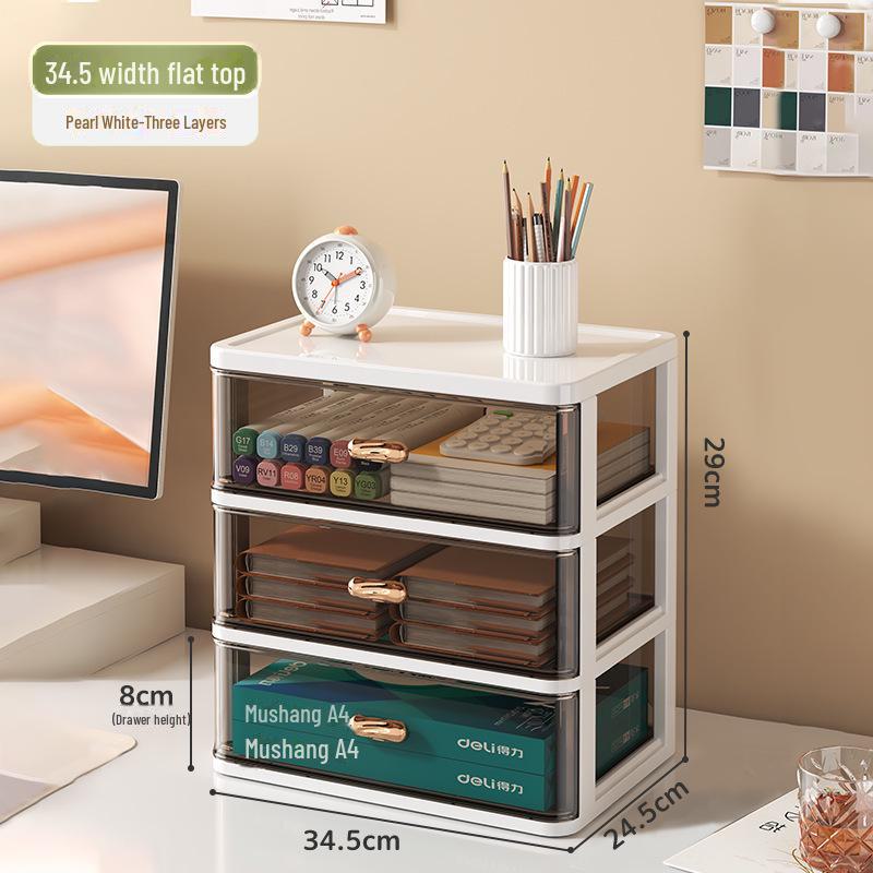 Пластиковый настольный органайзер для канцелярских принадлежностей и косметики