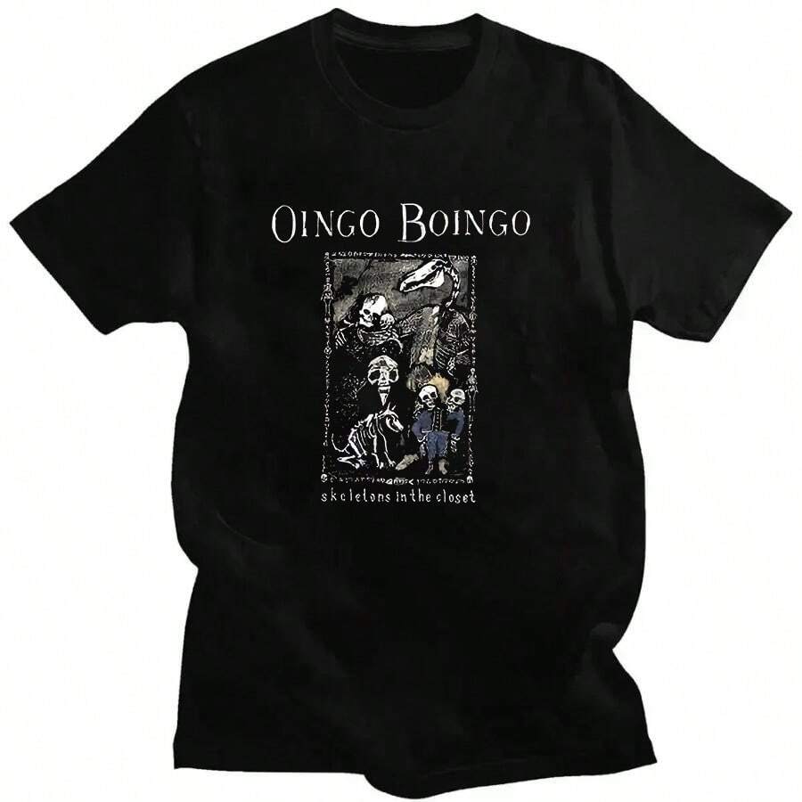 Oingo Boingo Shirt Skeletons In The Closet Devo Talking Heads Adam Ant Unisex