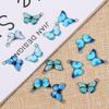 Bracelet Earrings Accessories Handmade Jewelry Animal Pendants Butterfly Charms Blue Enamel