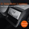 Для Tesla Model 3 Highland 2024 Задний дисплей Экран Отделка Крышка Задний Кондиционер Выход Декор Защитник Модифицированные Аксессуары