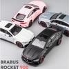 1:24 Металлическая имитация Brabus 900 AMG GT63 Коллекция игрушечных моделей автомобилей из сплава Автомобильные украшения 6 Складные боковые зеркала с открытой дверью