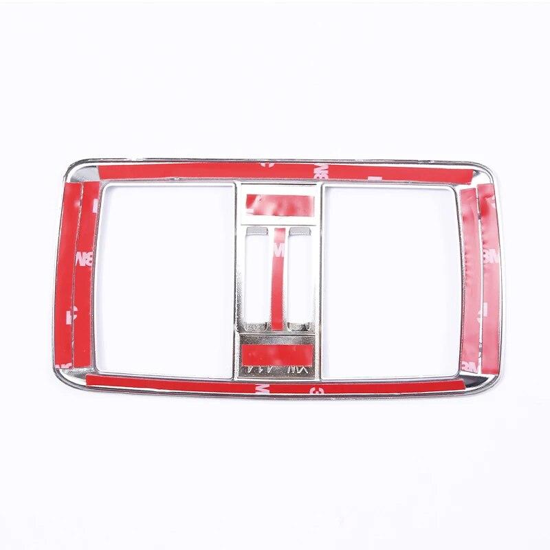 For BMW X3 F25 X4 F26 2011-2017 ABS Chrome Car Rear Air Conditioning Vent Outlet Frame Cover Trim Sticker Interior Accessories